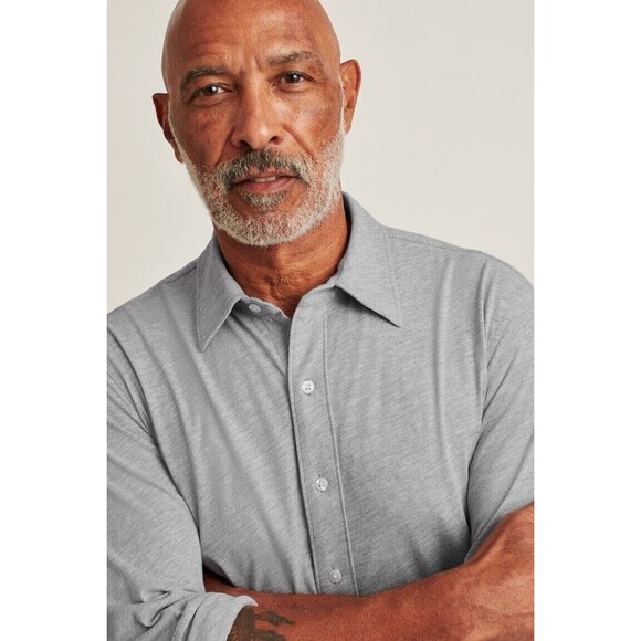 Bonobos Stretch Jersey Everyday Men's Shirt Buttondown Standard Fit L New 277849 - Picture 3 of 5